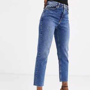 Topshop Straight Leg Jeans